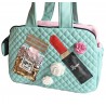 Sniffany blue quilted zipper bag