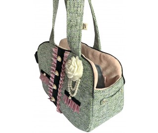 Chanel Tweed Dog Carrier