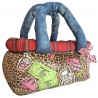 Ocelot puppy basket bag