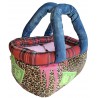 Ocelot puppy basket bag