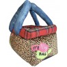 Ocelot puppy basket bag