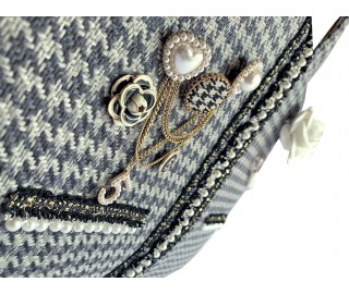 Grey Boy Chowpel zipper bag