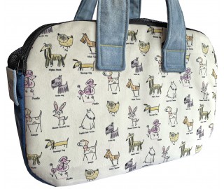 Dog Gang zipper bag