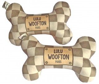 Chequer Lulu Woofton Bone