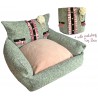 Tweed Boy Chowpel sofa bed with matching toy box