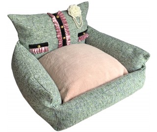 Tweed Boy Chowpel sofa bed with matching toy box