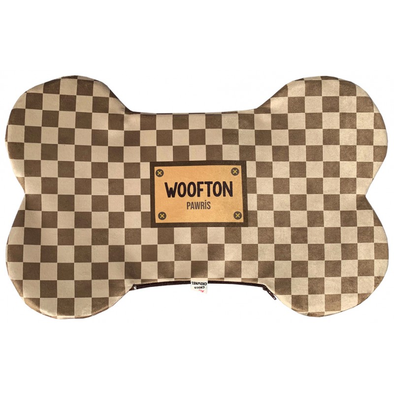 Chequer Woofton Bone dish mat