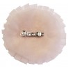 High Society (Peach) ruffle tulle hair decoration