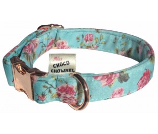 Rococo Flowers dog collar