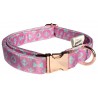 Pink and Sniffany Blue dog collar