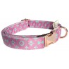 Pink and Sniffany Blue dog collar