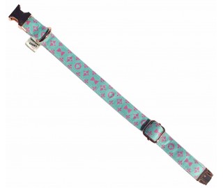 Sniffany Blue and Pink dog collar