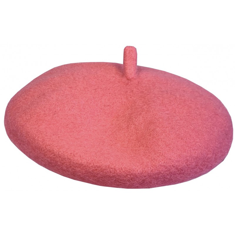 Pink Wool Barret