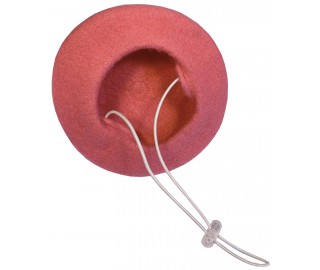 Pink Wool Barret