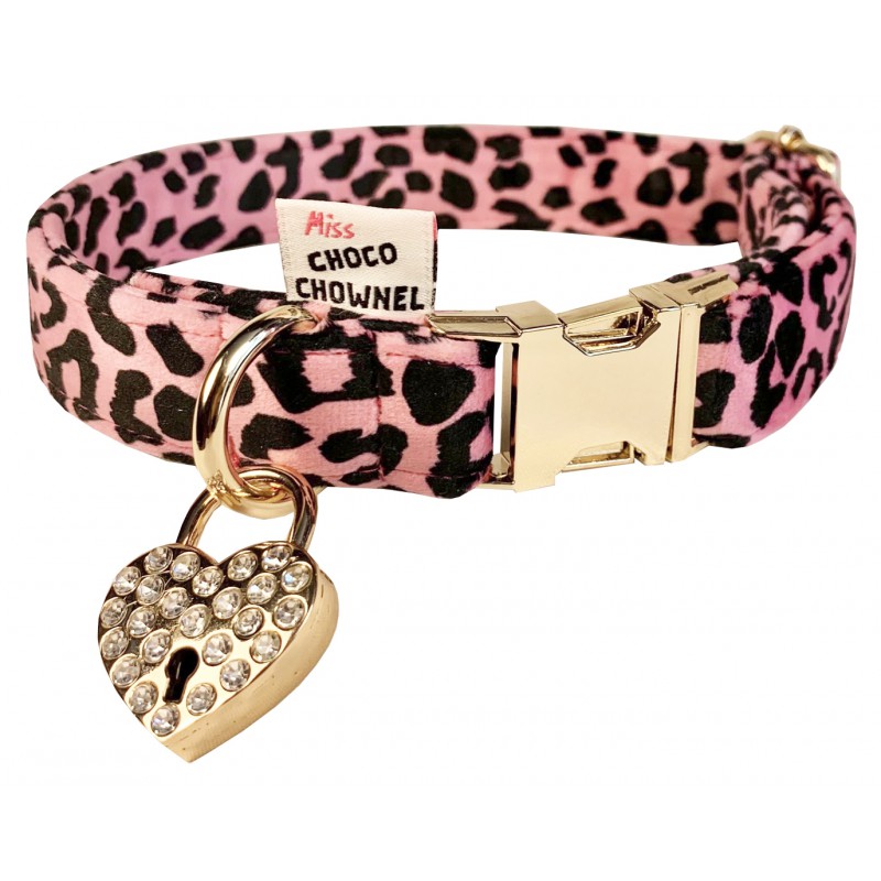 Neon Pink Ocelot collar