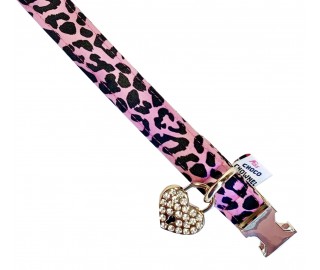 Neon Pink Ocelot collar