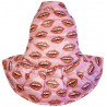 Surreal lips waterproof coat