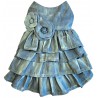 Ruffle Denim Mocktail dress