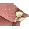 Glam Pink Quilted Throne bed