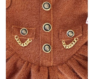 Lion Button dress