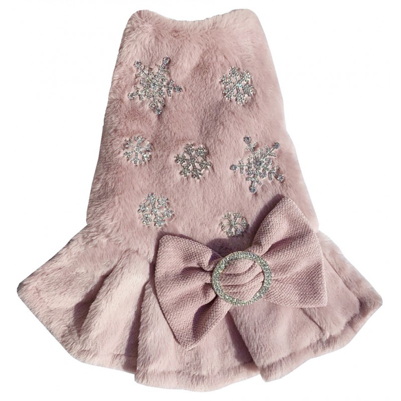 Mauve Snowflake dress