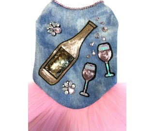 Sparkling Rosè dress