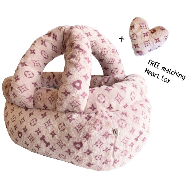 Fluffy Woofton bag (pink)