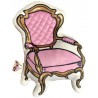 Pink Baroque Chair