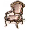 Floral Baroque chair