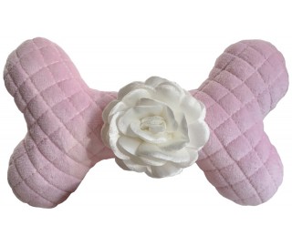 Pink quilted bone