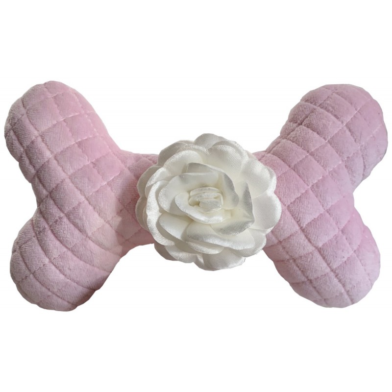 Pink quilted bone