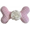 Pink quilted bone