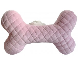 Pink quilted bone