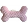 Pink quilted bone