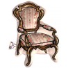 Floral Baroque chair